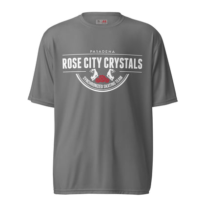 Active | Moisture Wicking Shirt | Rose City Crystals | Script Logo