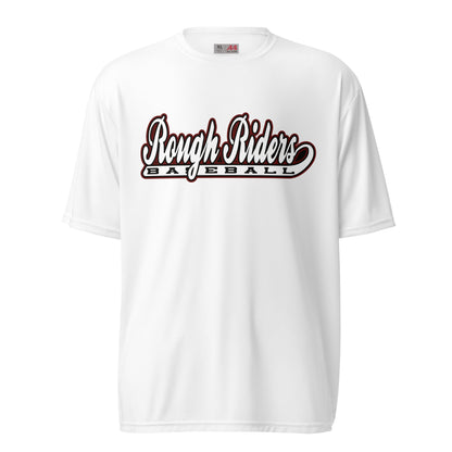 Active | Moisture Wicking Shirt | Rough Riders | Baseball Script Logo