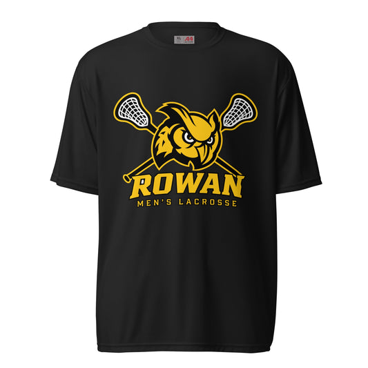 Active | Moisture Wicking Shirt | Rowan Men’s Lacrosse | Crest Logo