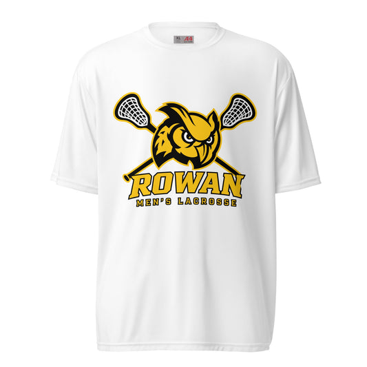 Active | Moisture Wicking Shirt | Rowan Men’s Lacrosse | Crest Logo