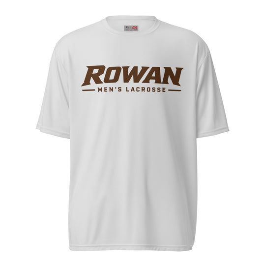 Active | Moisture Wicking Shirt | Rowan Men’s Lacrosse | Modern Script Logo
