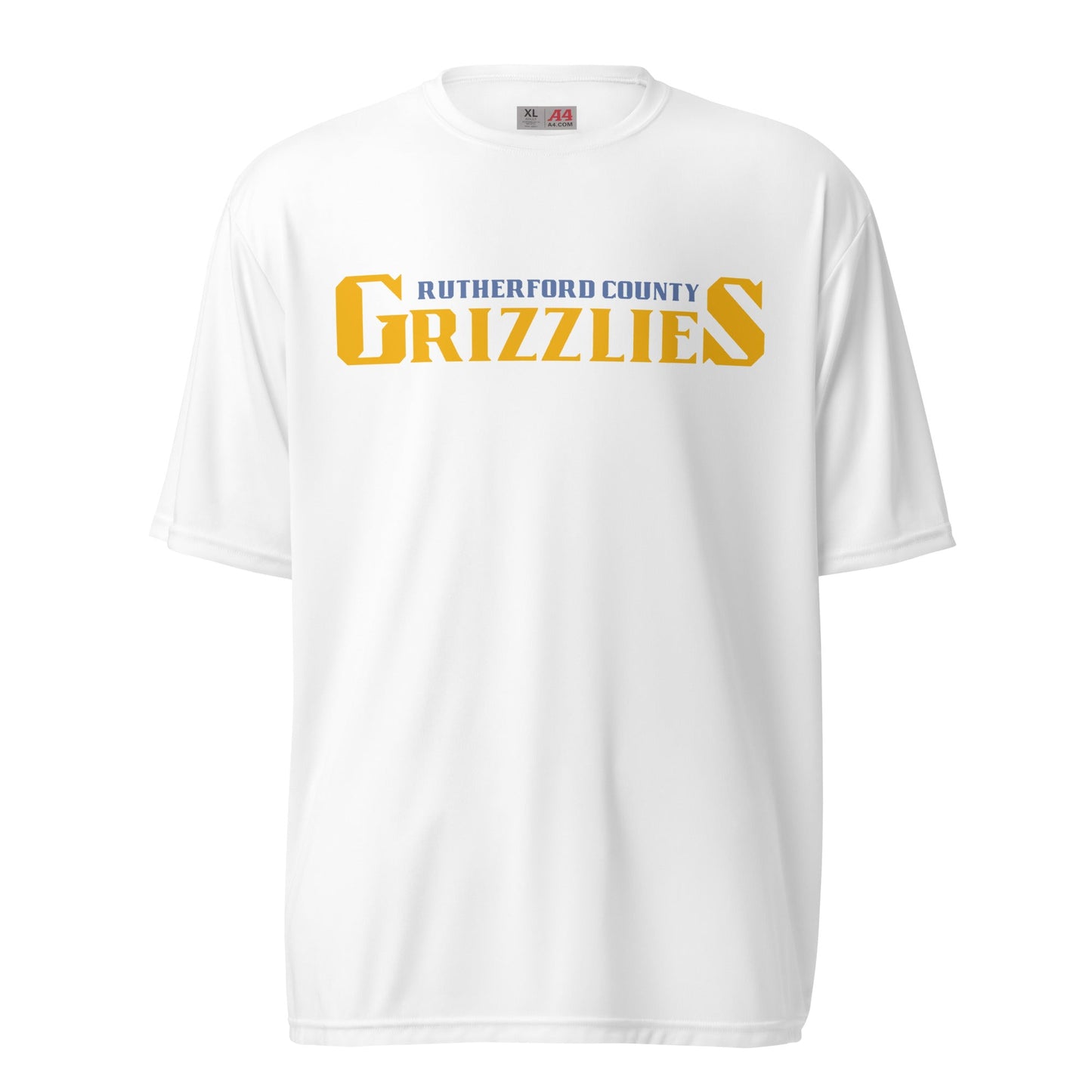 Active | Moisture Wicking Shirt | Rutherford County Grizzlies Football | Script Logo