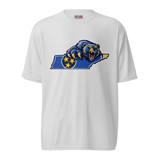 Active | Moisture Wicking Shirt | Rutherford County Grizzlies Football | Tennessee Logo