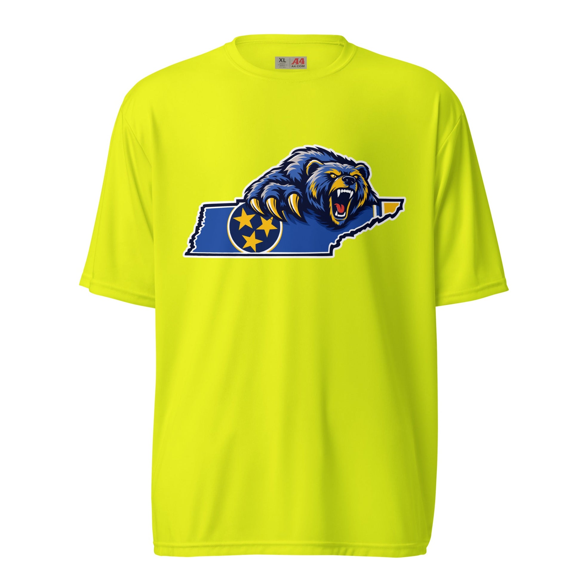 Active | Moisture Wicking Shirt | Rutherford County Grizzlies Football | Tennessee Logo