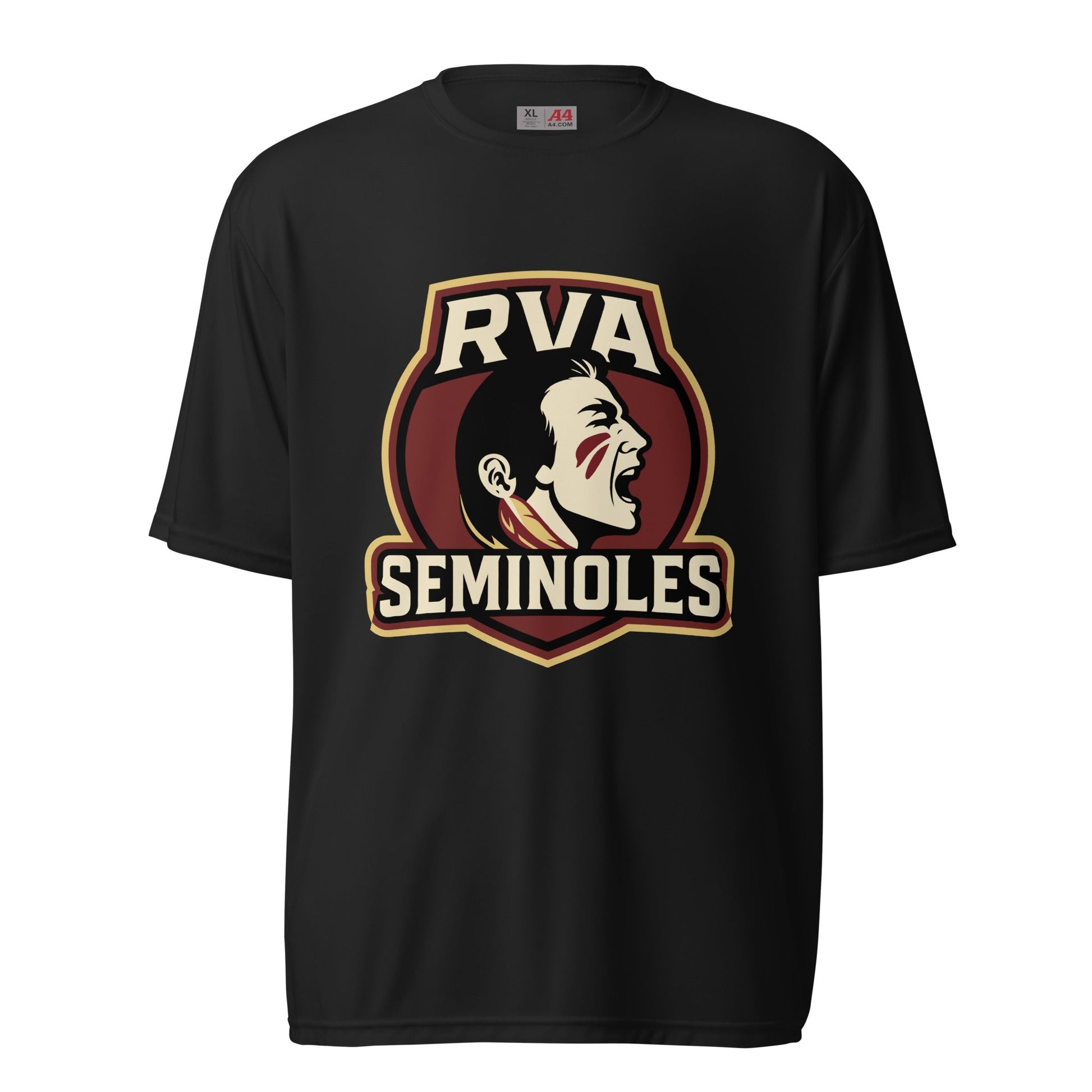 Active | Moisture Wicking Shirt | RVA Seminoles | Mascot Logo