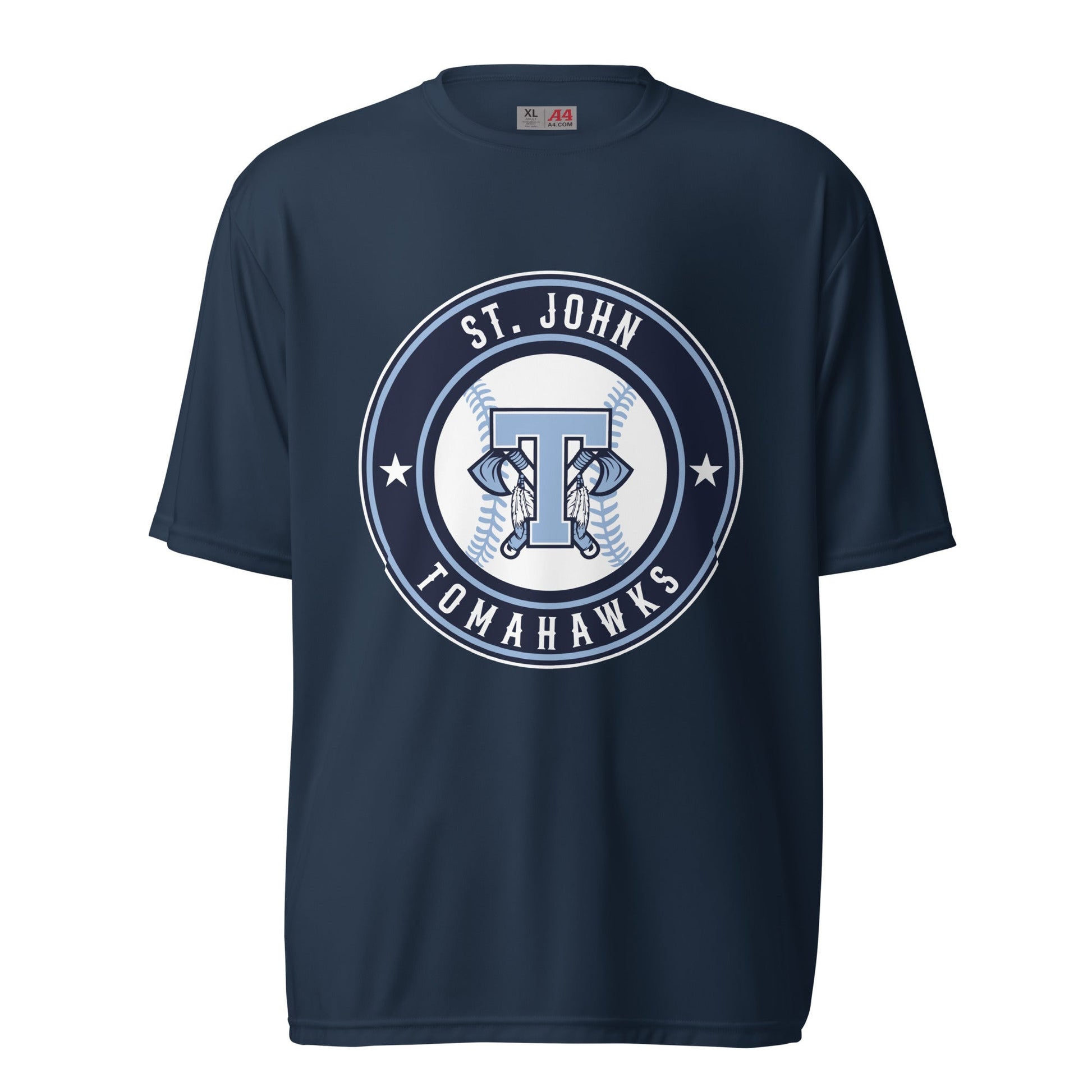 Active | Moisture Wicking Shirt | Saint John Tomahawks | Badge Logo