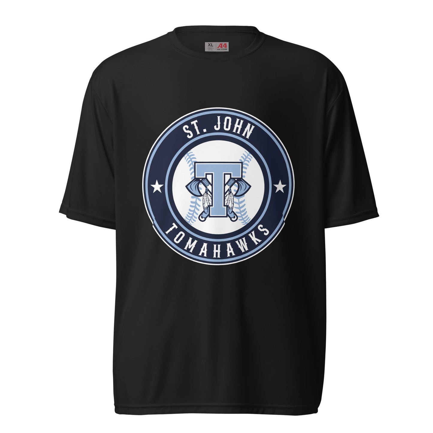 Active | Moisture Wicking Shirt | Saint John Tomahawks | Badge Logo