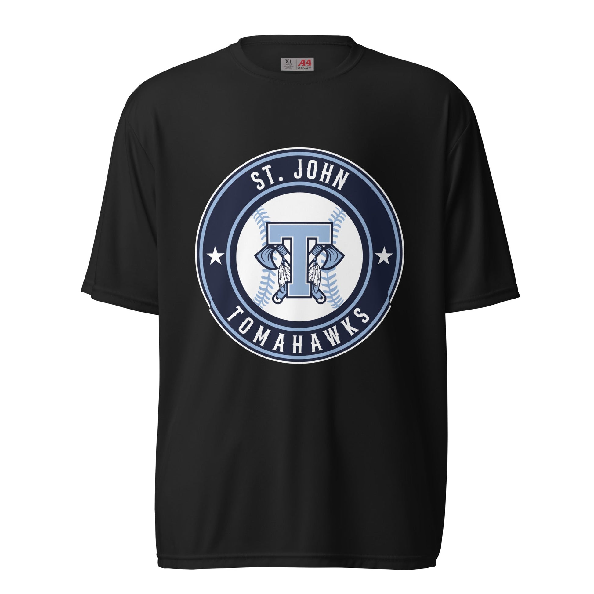 Active | Moisture Wicking Shirt | Saint John Tomahawks | Badge Logo