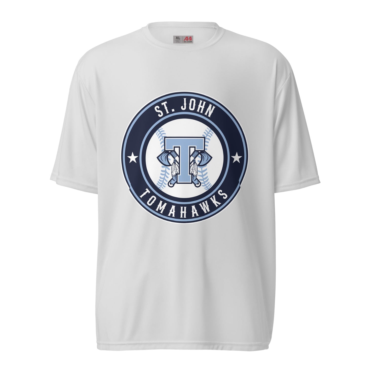 Active | Moisture Wicking Shirt | Saint John Tomahawks | Badge Logo