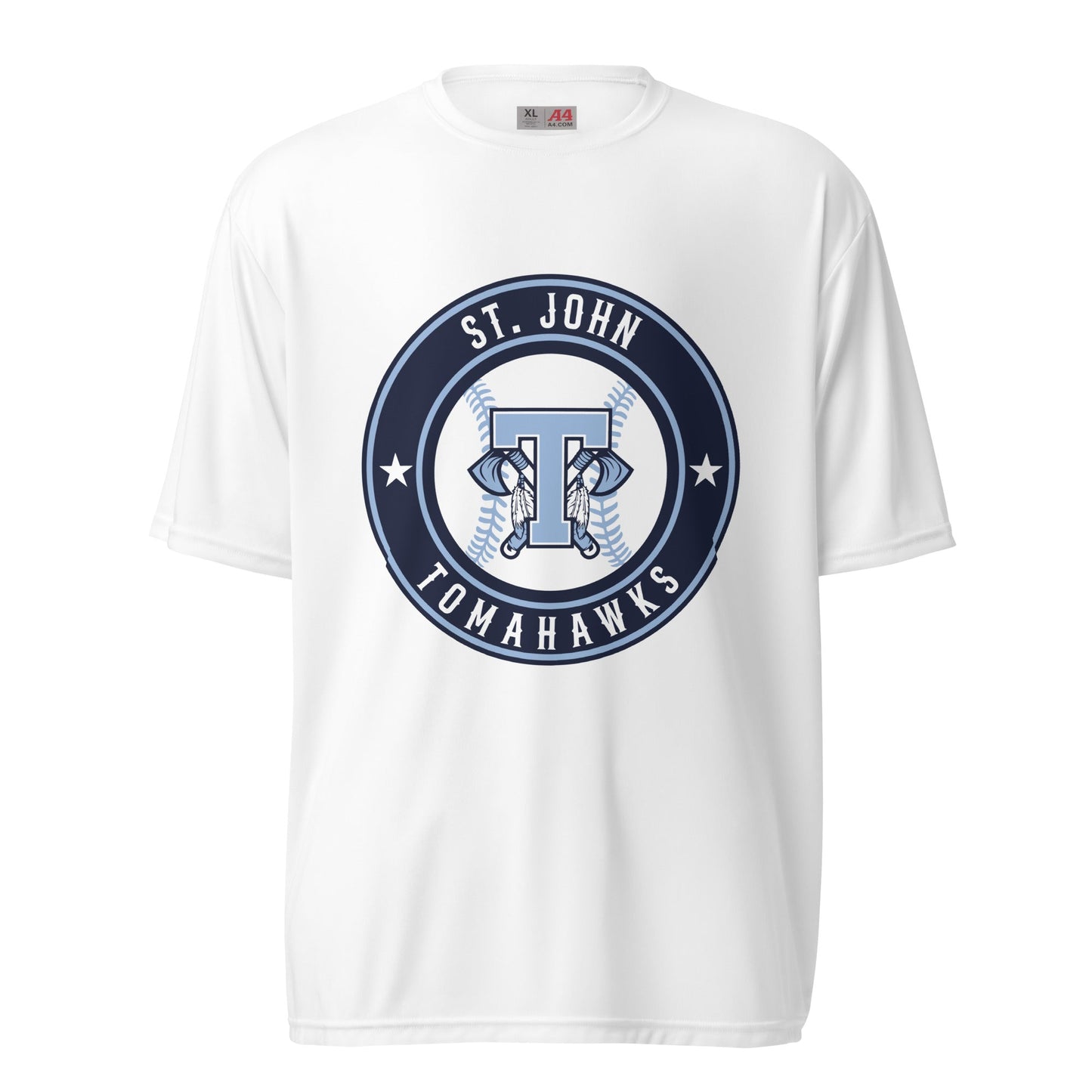 Active | Moisture Wicking Shirt | Saint John Tomahawks | Badge Logo