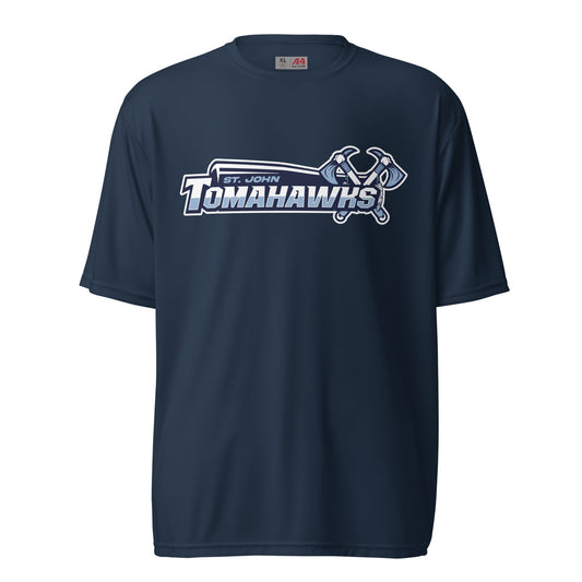 Active | Moisture Wicking Shirt | Saint John Tomahawks | Script Logo