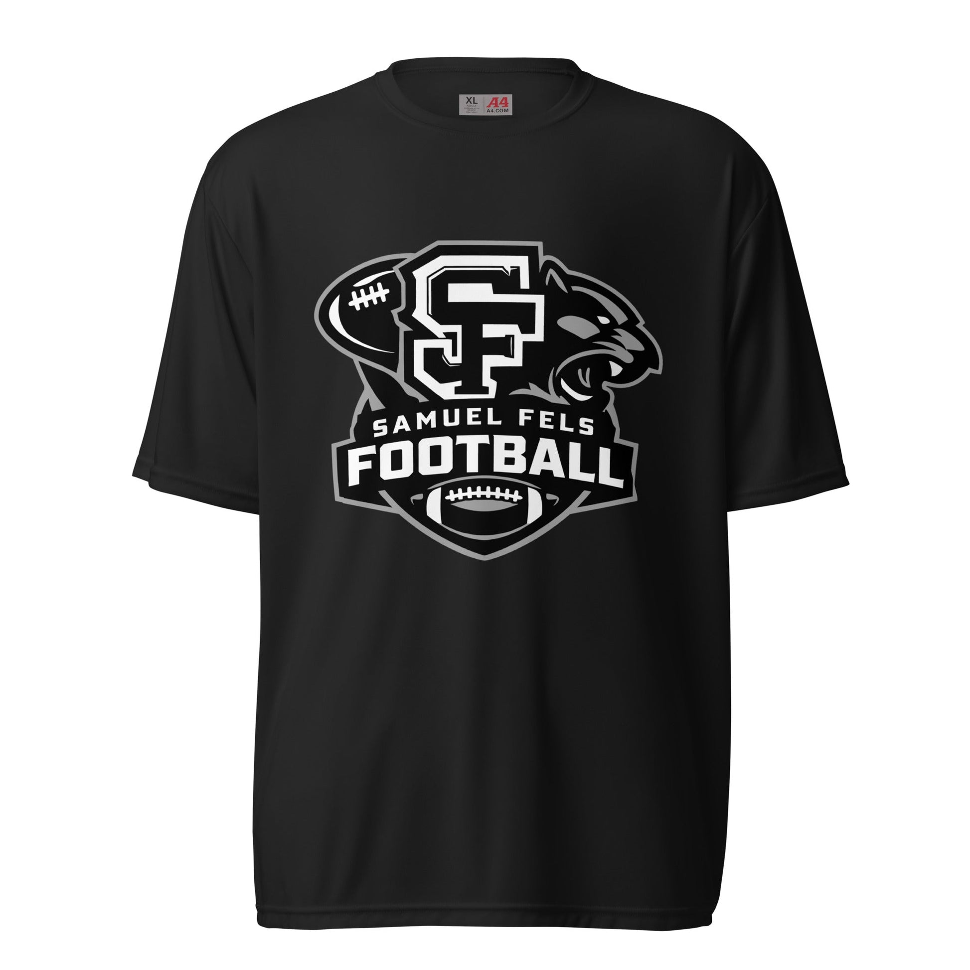Active | Moisture Wicking Shirt | Samuel Fels Football | Crest Logo