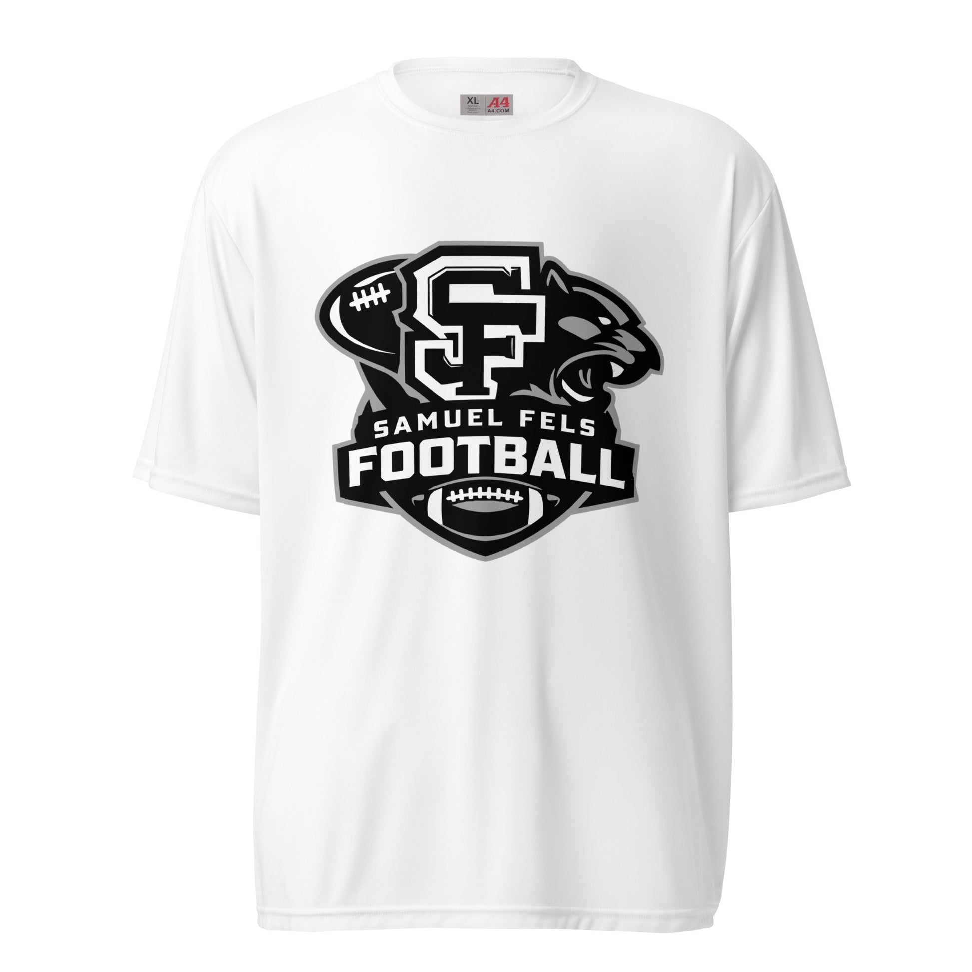 Active | Moisture Wicking Shirt | Samuel Fels Football | Crest Logo