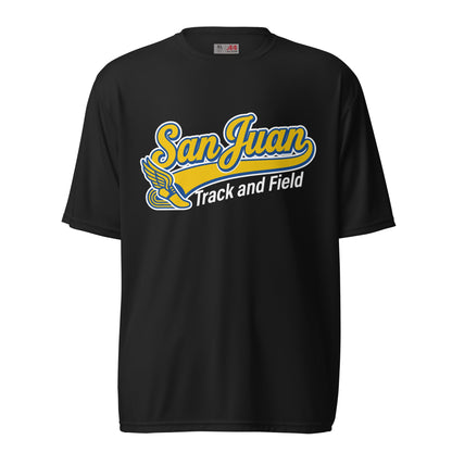 Active | Moisture Wicking Shirt | San Juan Track and Field | Script Logo