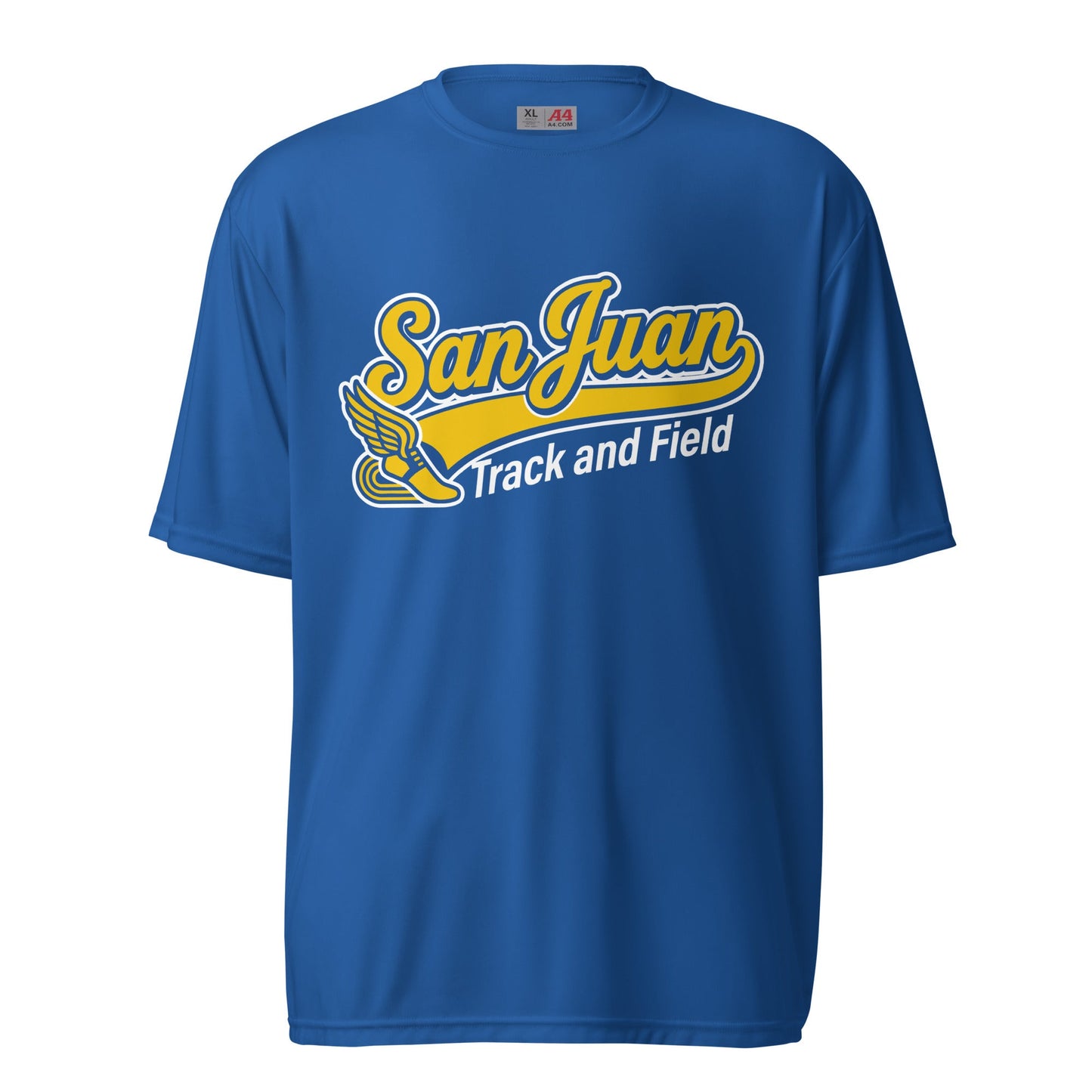 Active | Moisture Wicking Shirt | San Juan Track and Field | Script Logo