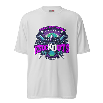 Active | Moisture Wicking Shirt | Sand Mountain Knockouts | Ball & Bat Logo