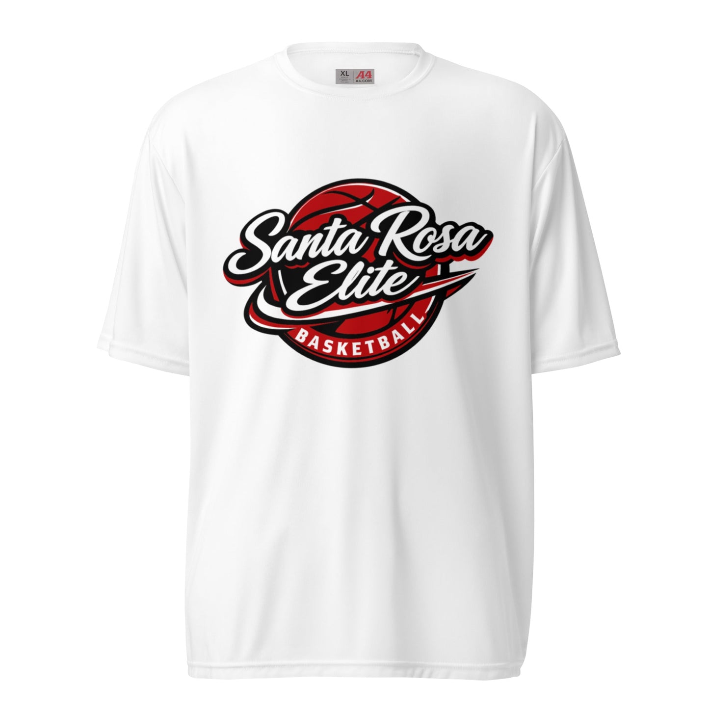 Active | Moisture Wicking Shirt | Santa Rosa Elite | Crimson Crest Logo