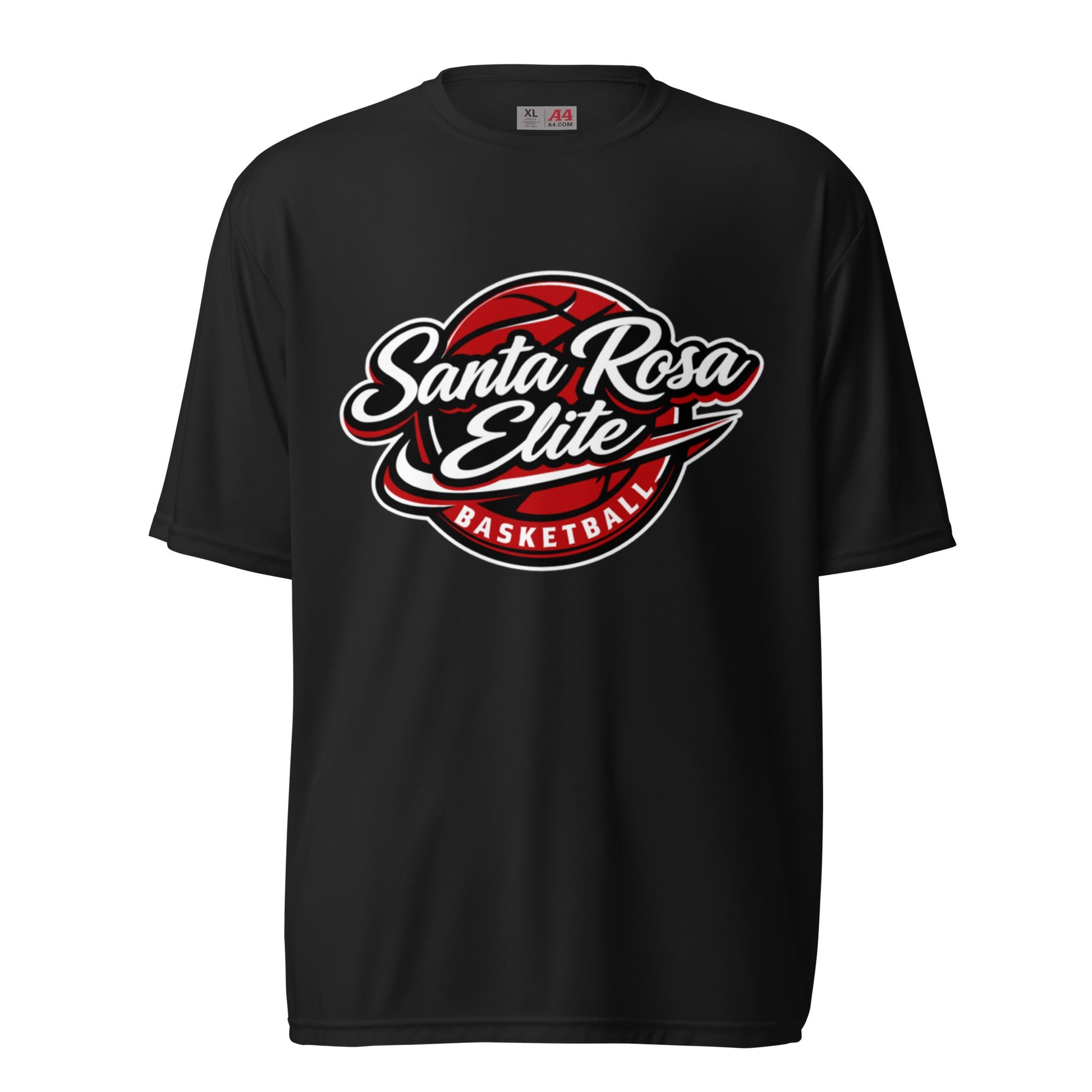 Active | Moisture Wicking Shirt | Santa Rosa Elite | Crimson Crest Logo