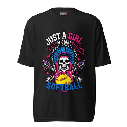 Active | Moisture Wicking Shirt | Savage Softball | Athletics Logo