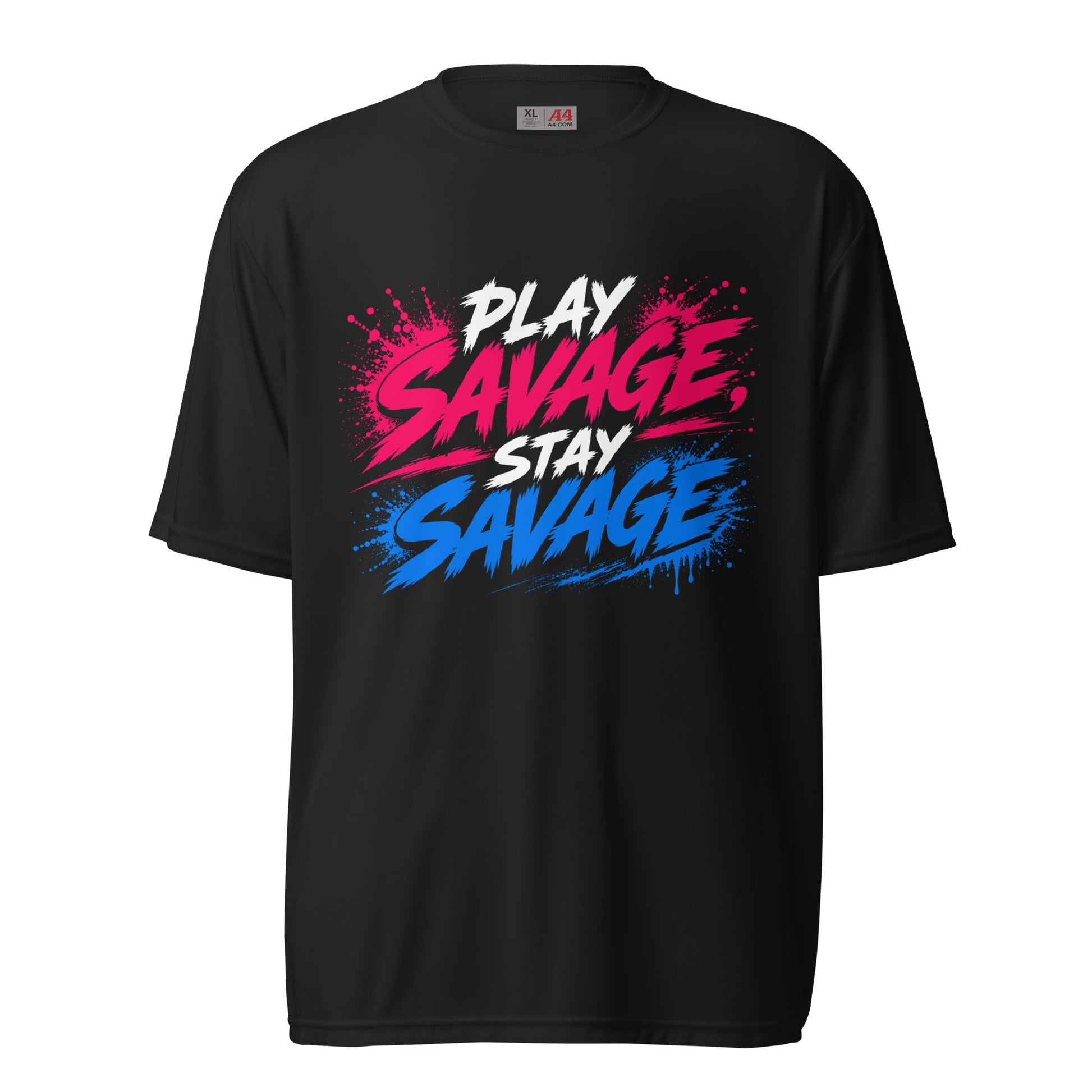 Active | Moisture Wicking Shirt | Savage Softball | Play Stay Logo