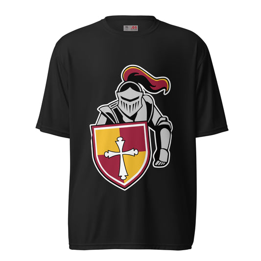 Active | Moisture Wicking Shirt | Scecina High School Track and Field | Crusader Logo