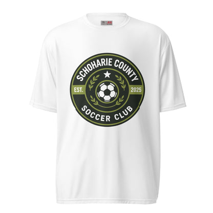 Active | Moisture Wicking Shirt | Schoharie County Soccer Club | Badge Logo