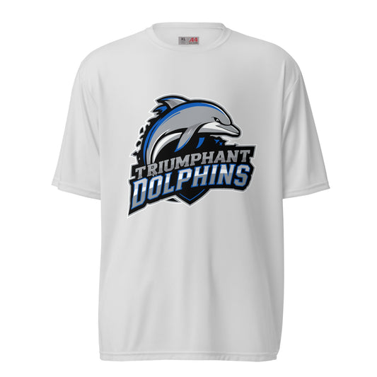 Active | Moisture Wicking Shirt | SE Triumphant Dolphins | Dolphins Mascot Logo