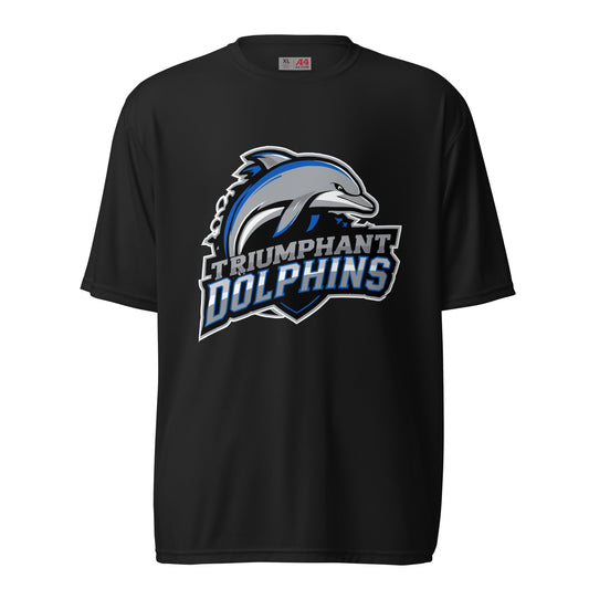 Active | Moisture Wicking Shirt | SE Triumphant Dolphins | Dolphins Mascot Logo