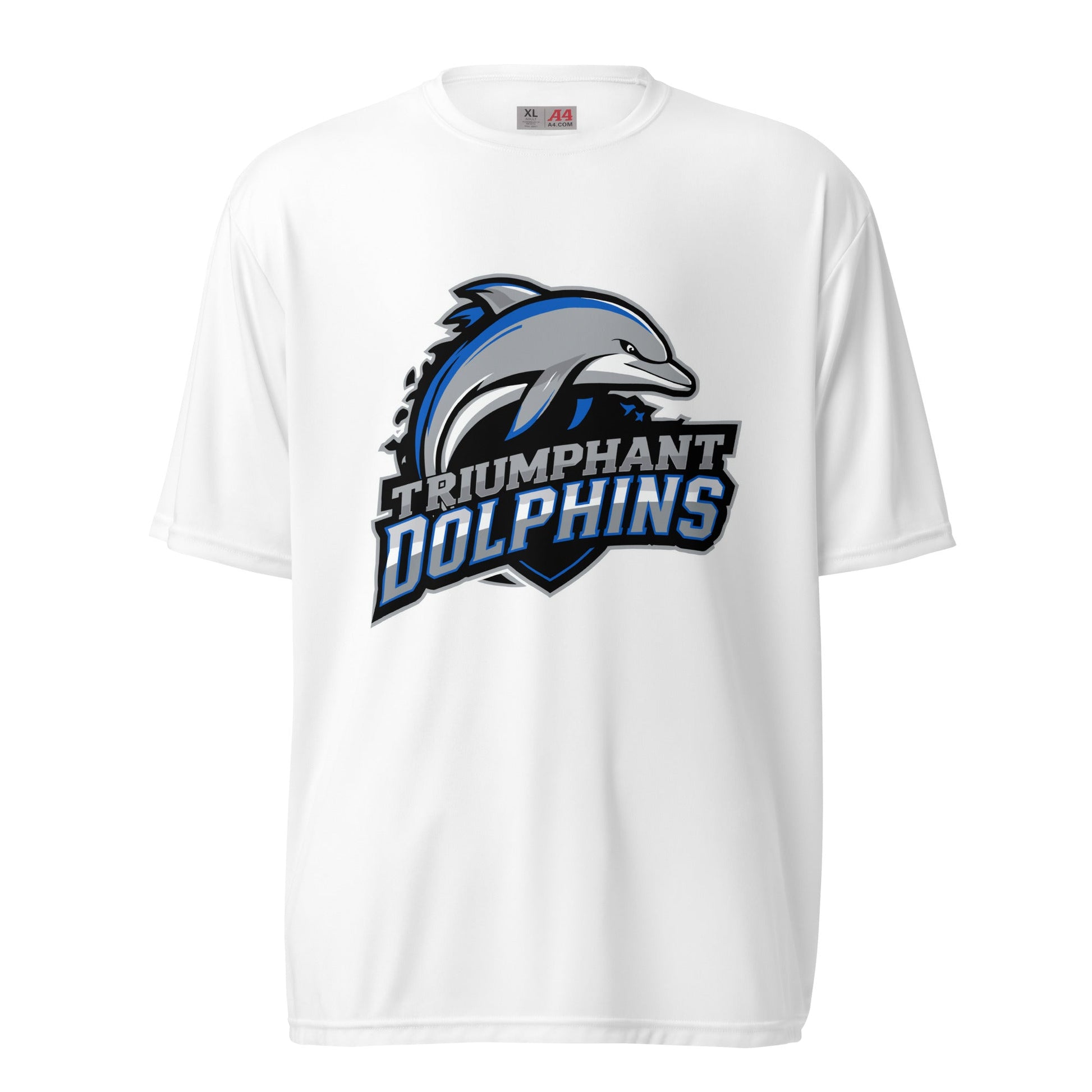 Active | Moisture Wicking Shirt | SE Triumphant Dolphins | Dolphins Mascot Logo