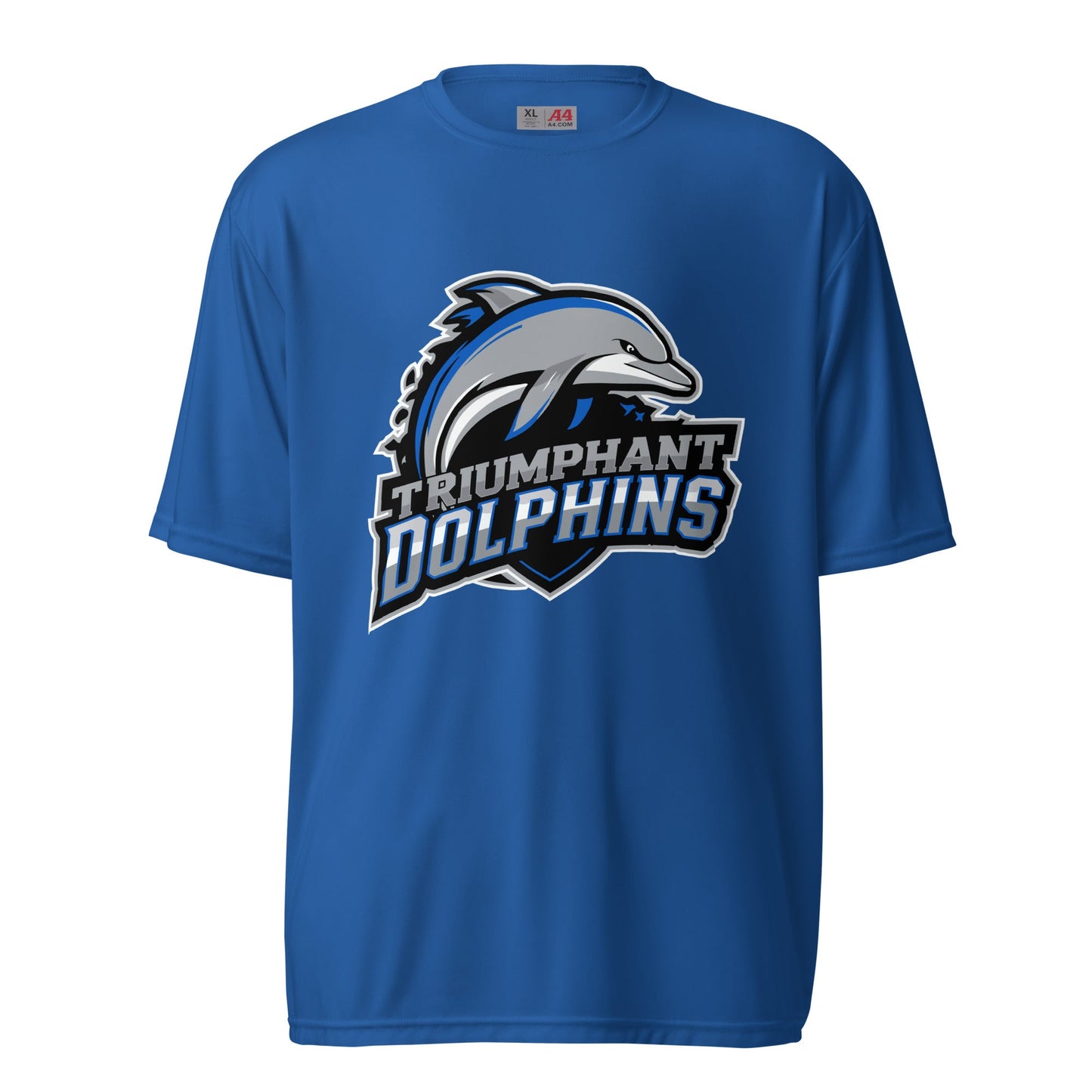 Active | Moisture Wicking Shirt | SE Triumphant Dolphins | Dolphins Mascot Logo