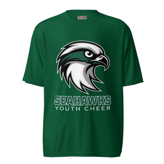Active | Moisture Wicking Shirt | Seahawks Youth Cheer | Alt Script Logo