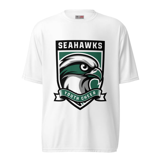 Active | Moisture Wicking Shirt | Seahawks Youth Cheer | Shield Logo