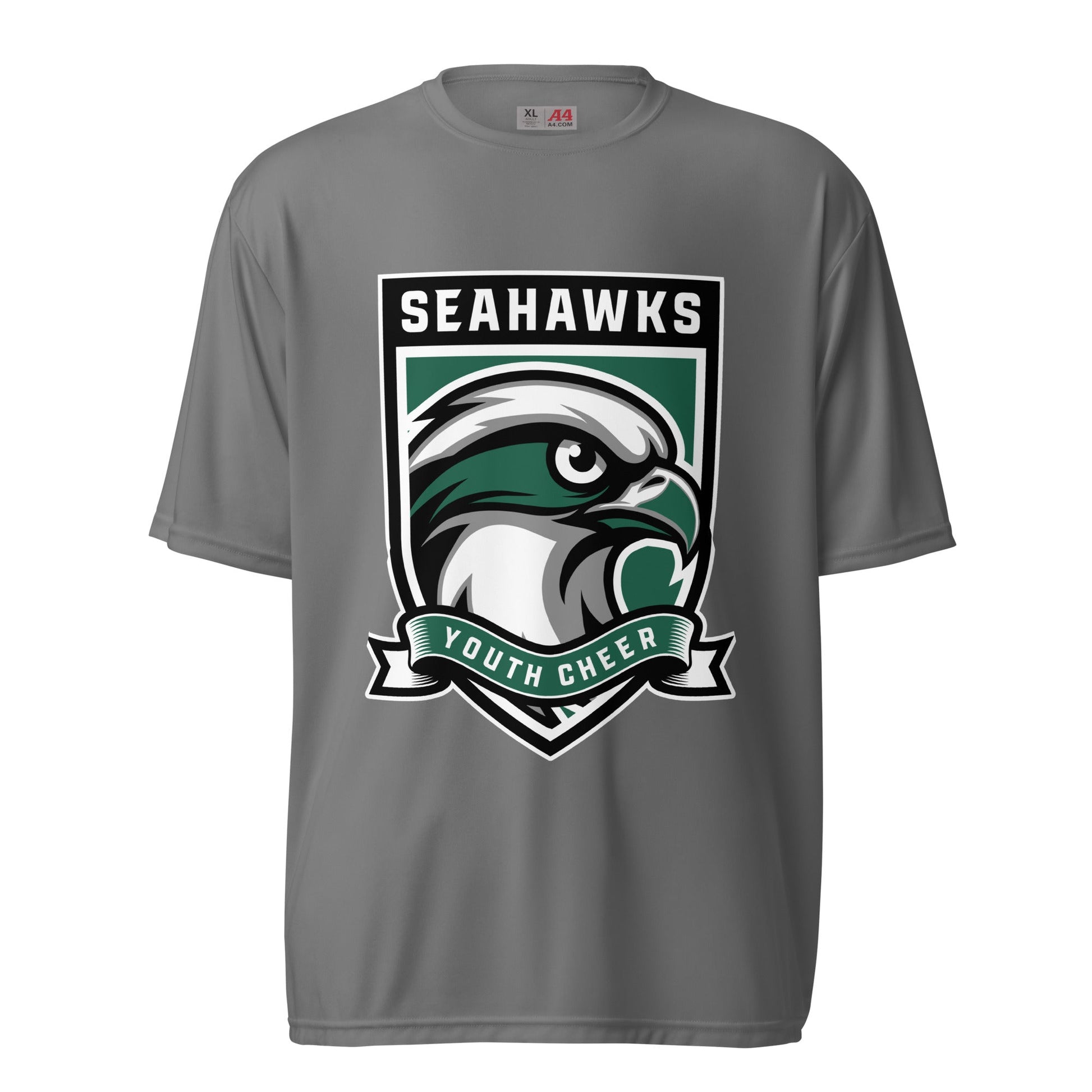 Active | Moisture Wicking Shirt | Seahawks Youth Cheer | Shield Logo