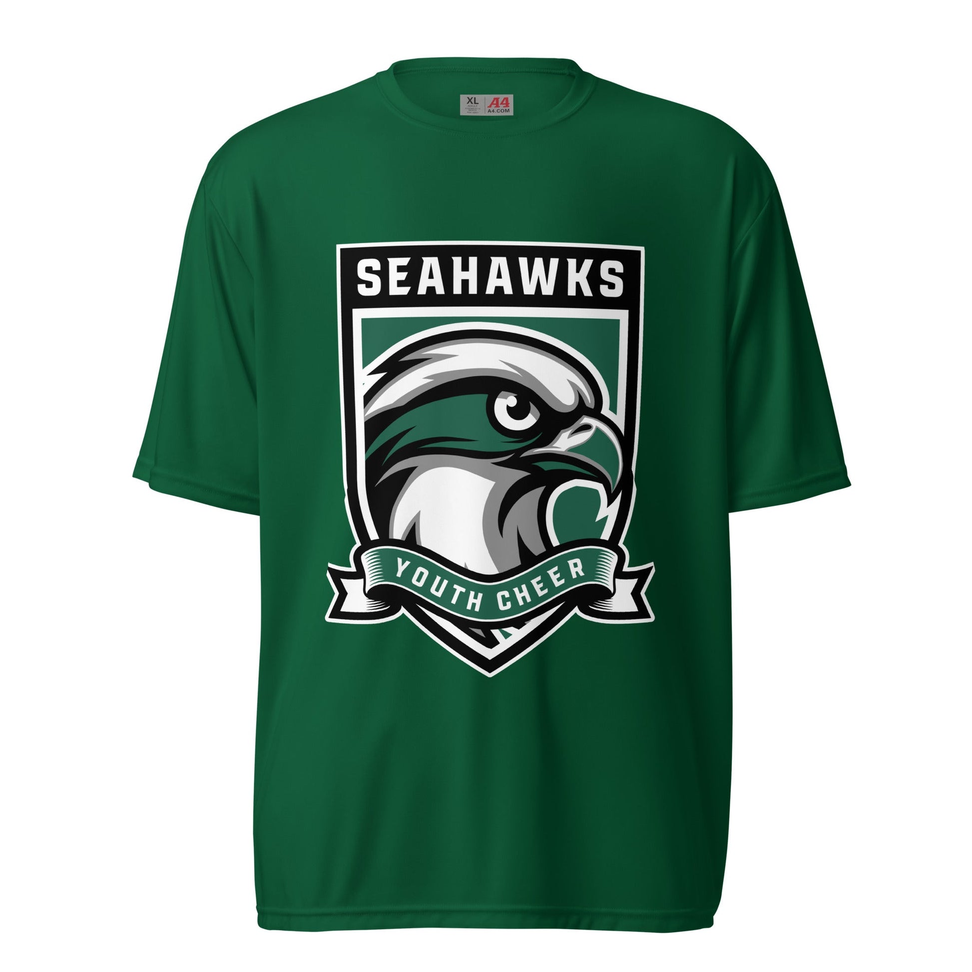 Active | Moisture Wicking Shirt | Seahawks Youth Cheer | Shield Logo
