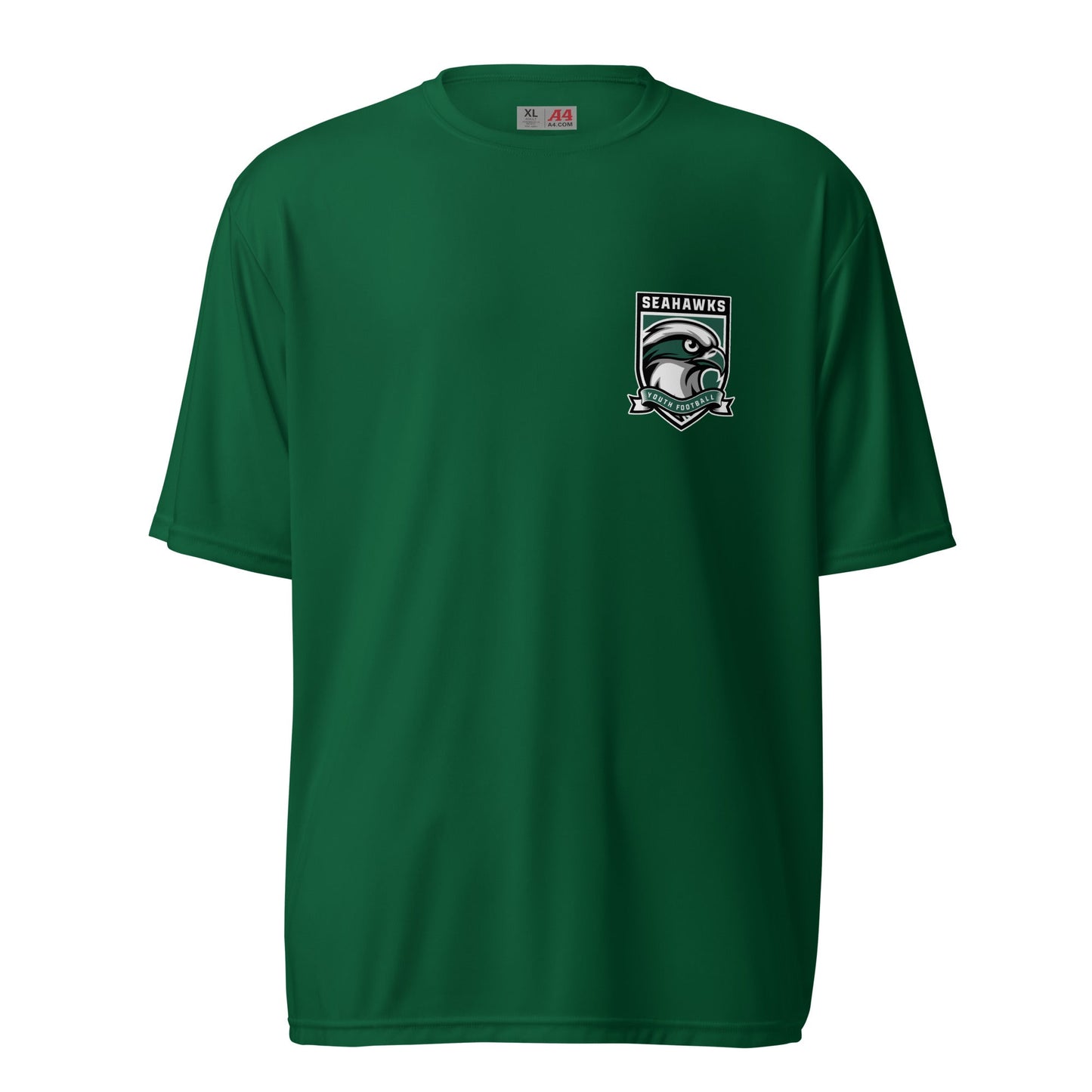 Active | Moisture Wicking Shirt | Seahawks Youth Football | Shield Logo