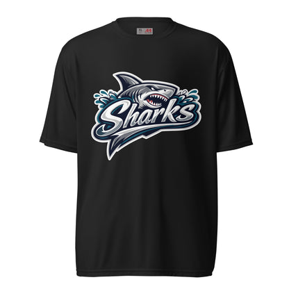 Active | Moisture Wicking Shirt | Sharks | Sharks Logo