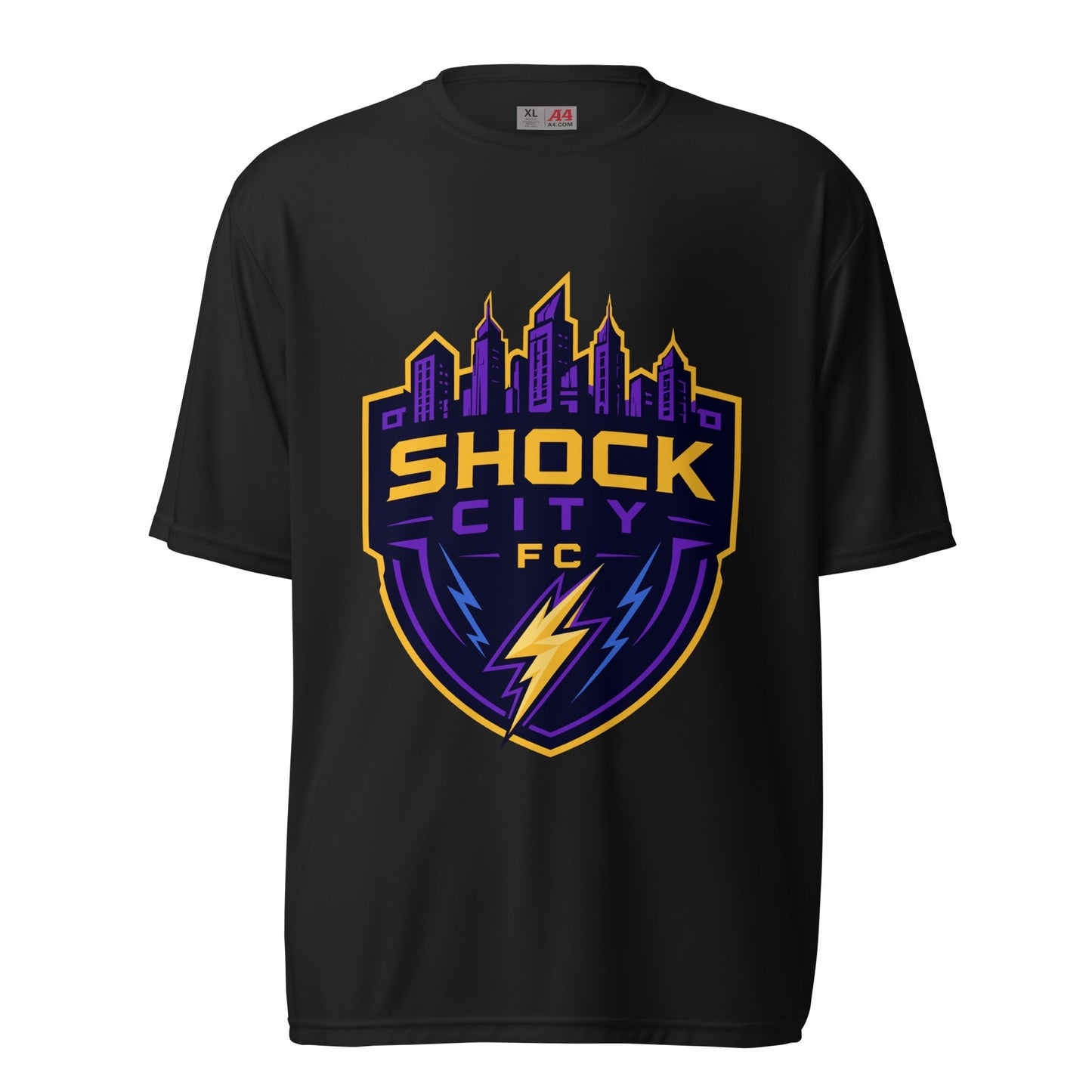 Active | Moisture Wicking Shirt | Shock City FC | Crest Logo
