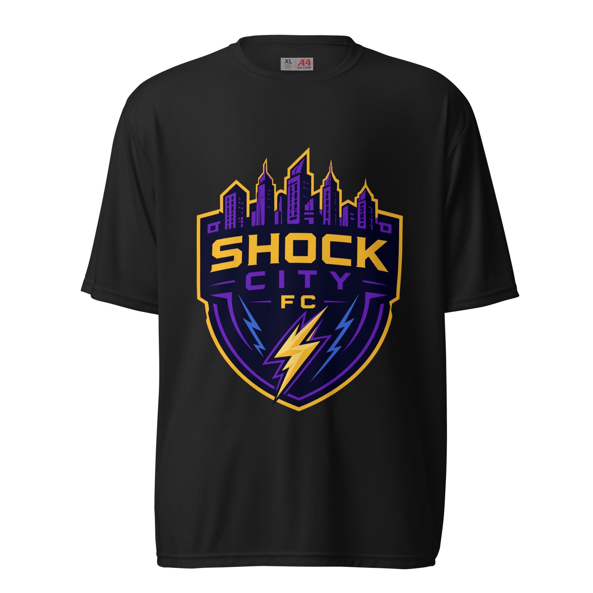 Active | Moisture Wicking Shirt | Shock City FC | Crest Logo