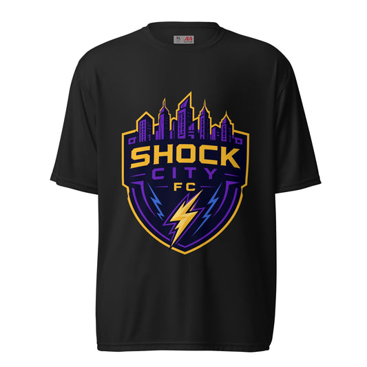 Active | Moisture Wicking Shirt | Shock City FC | Crest Logo