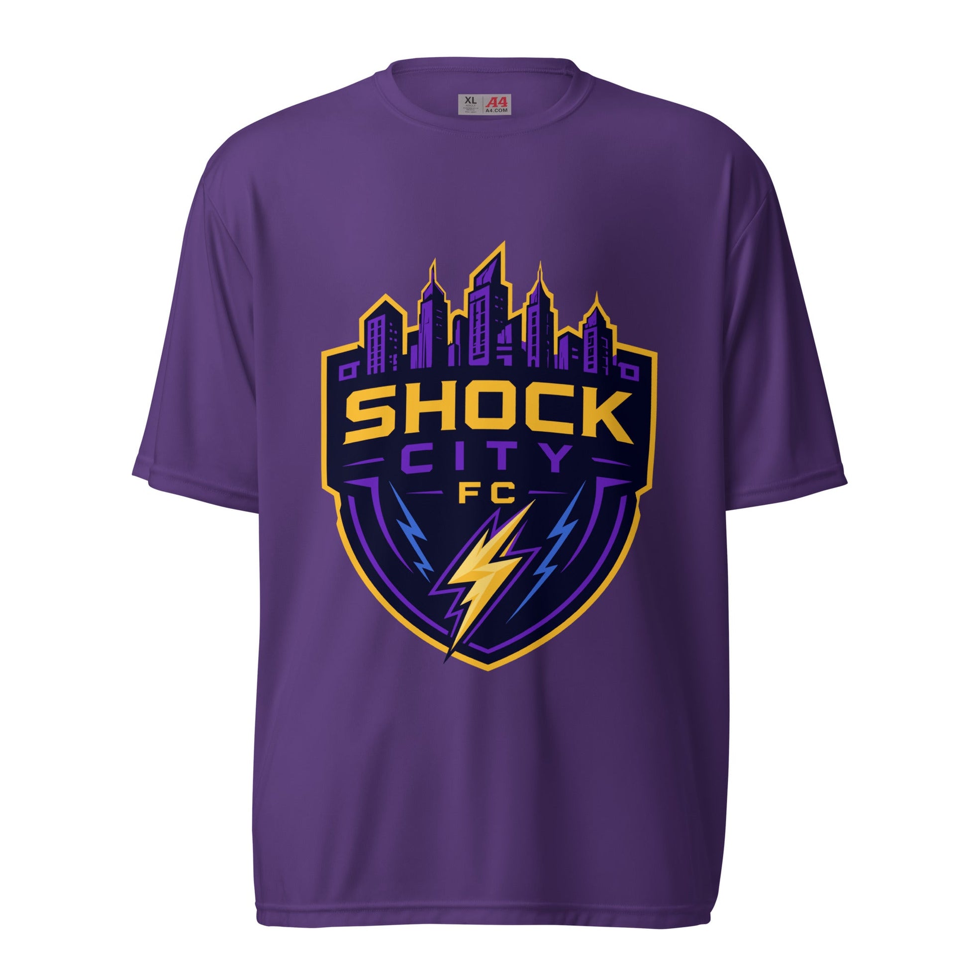 Active | Moisture Wicking Shirt | Shock City FC | Crest Logo