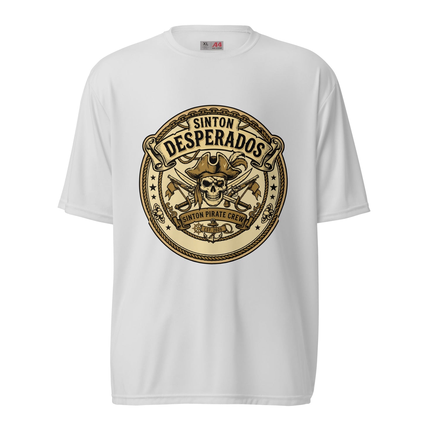 Active | Moisture Wicking Shirt | Sinton Desperados Baseball | Badge Logo