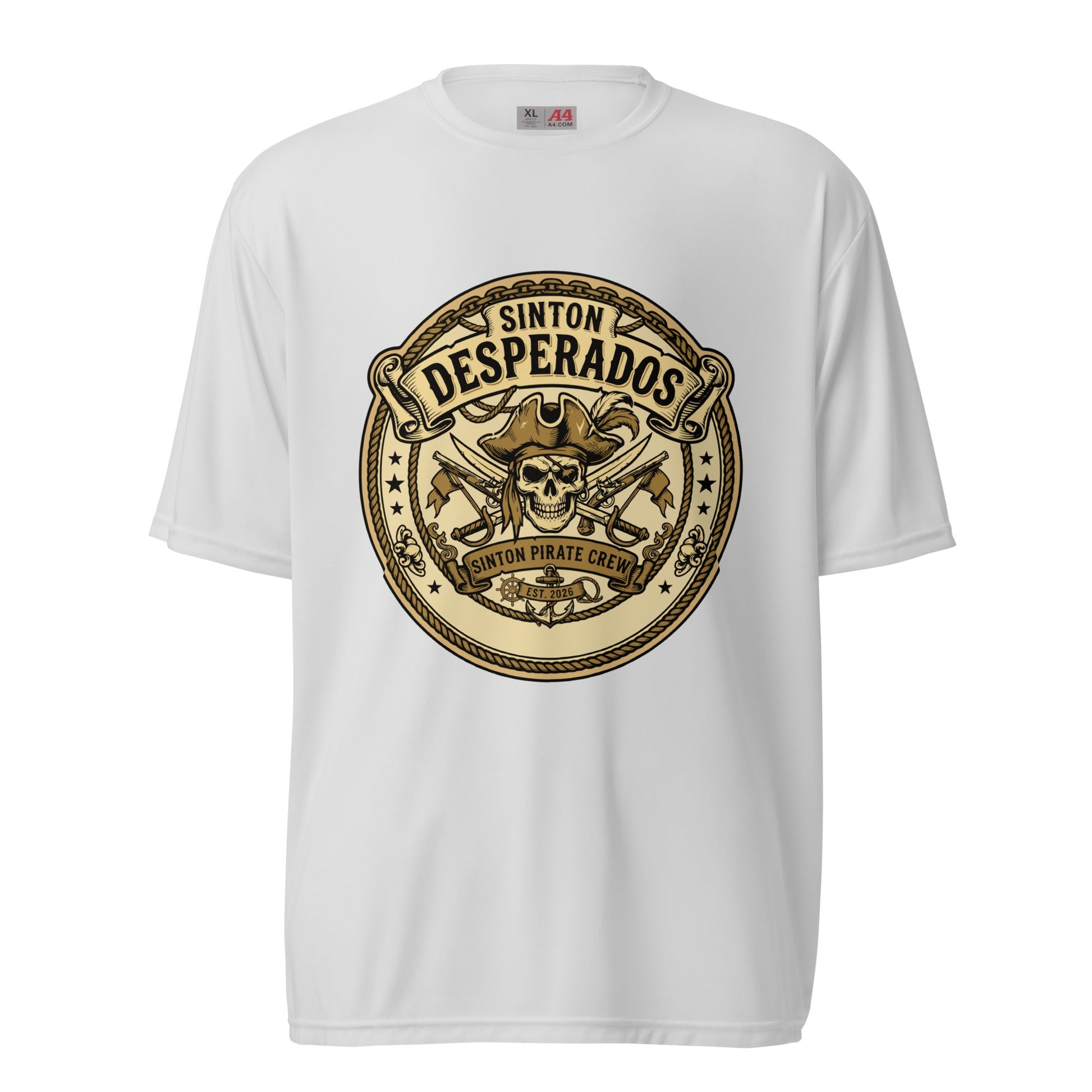 Active | Moisture Wicking Shirt | Sinton Desperados Baseball | Badge Logo