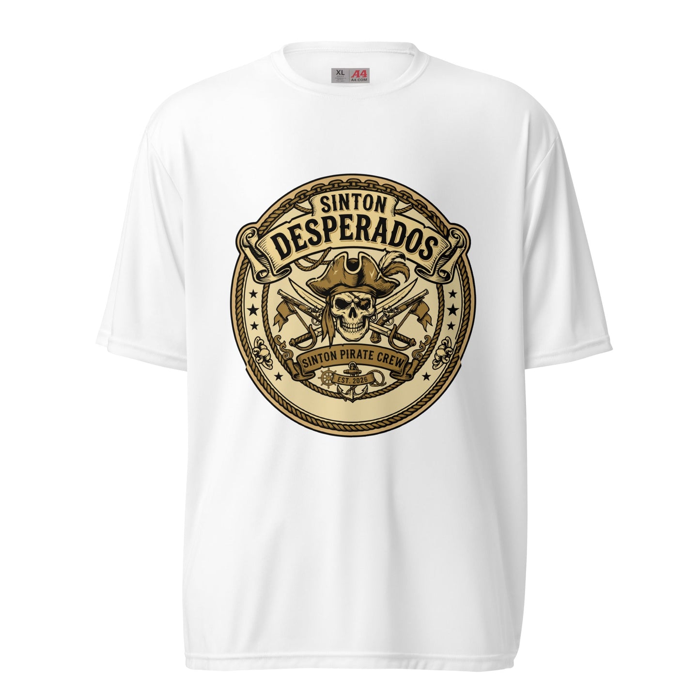 Active | Moisture Wicking Shirt | Sinton Desperados Baseball | Badge Logo