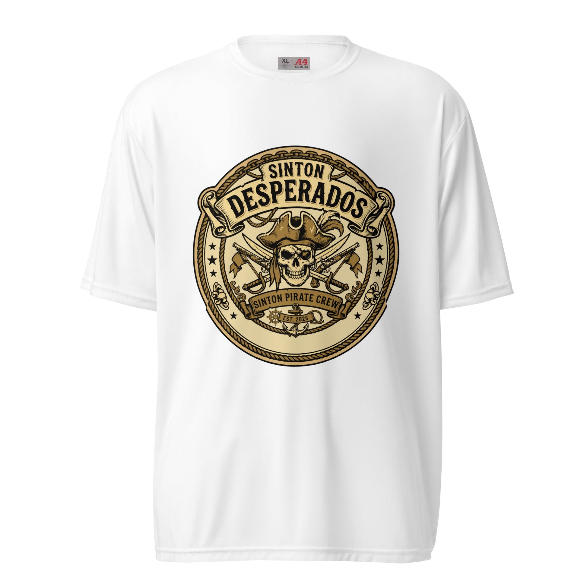Active | Moisture Wicking Shirt | Sinton Desperados Baseball | Badge Logo