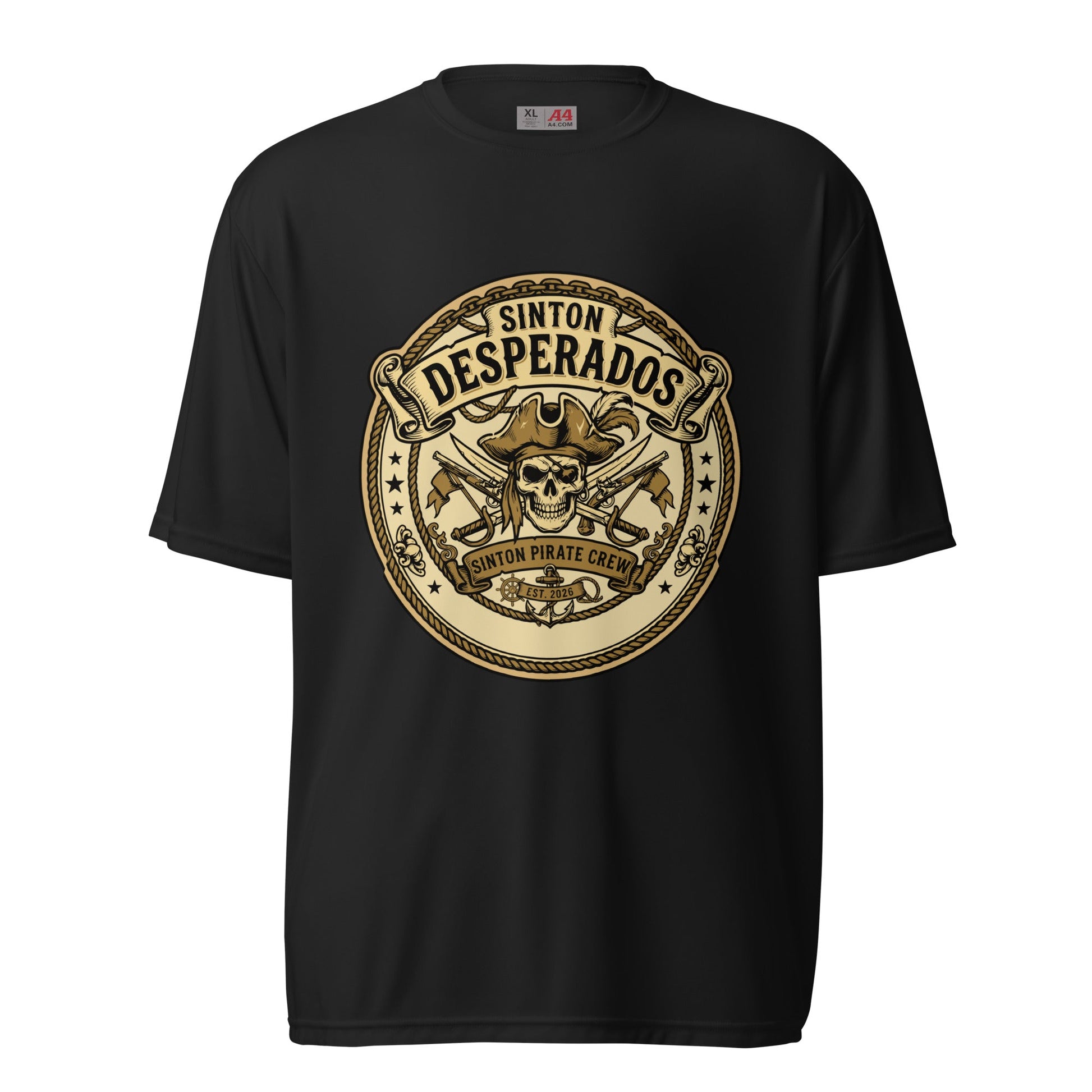 Active | Moisture Wicking Shirt | Sinton Desperados Baseball | Badge Logo