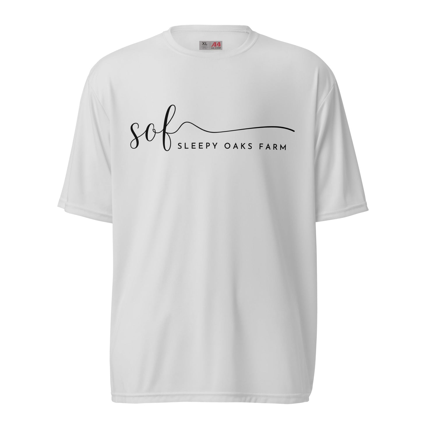 Active | Moisture Wicking Shirt | Sleepy Oaks Farm | Script Logo