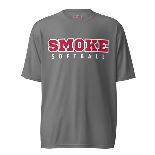 Active | Moisture Wicking Shirt | Smoke 14U Softball | Modern Script Logo