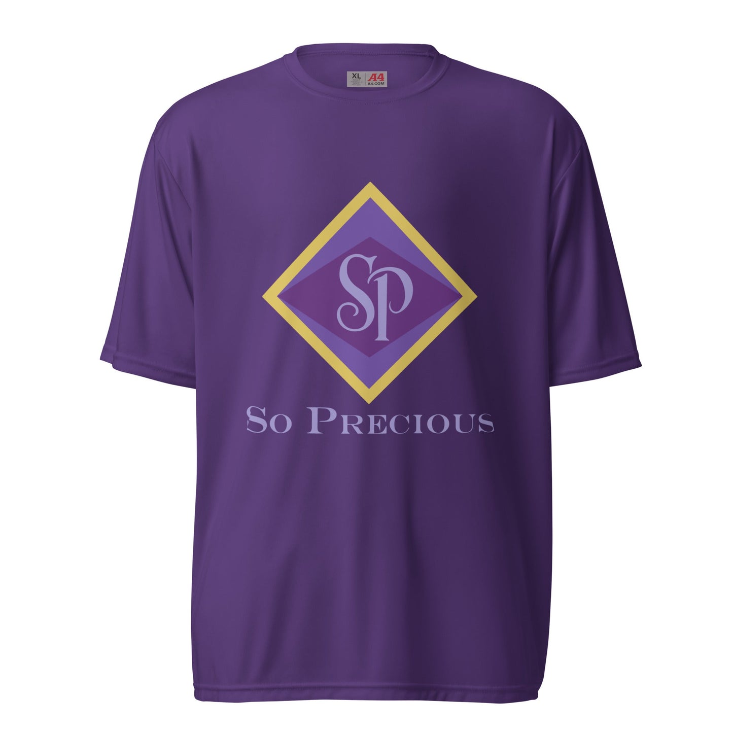 Active | Moisture Wicking Shirt | So Precious Goods | Amethyst Aura Logo