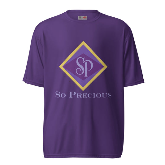 Active | Moisture Wicking Shirt | So Precious Goods | Amethyst Aura Logo
