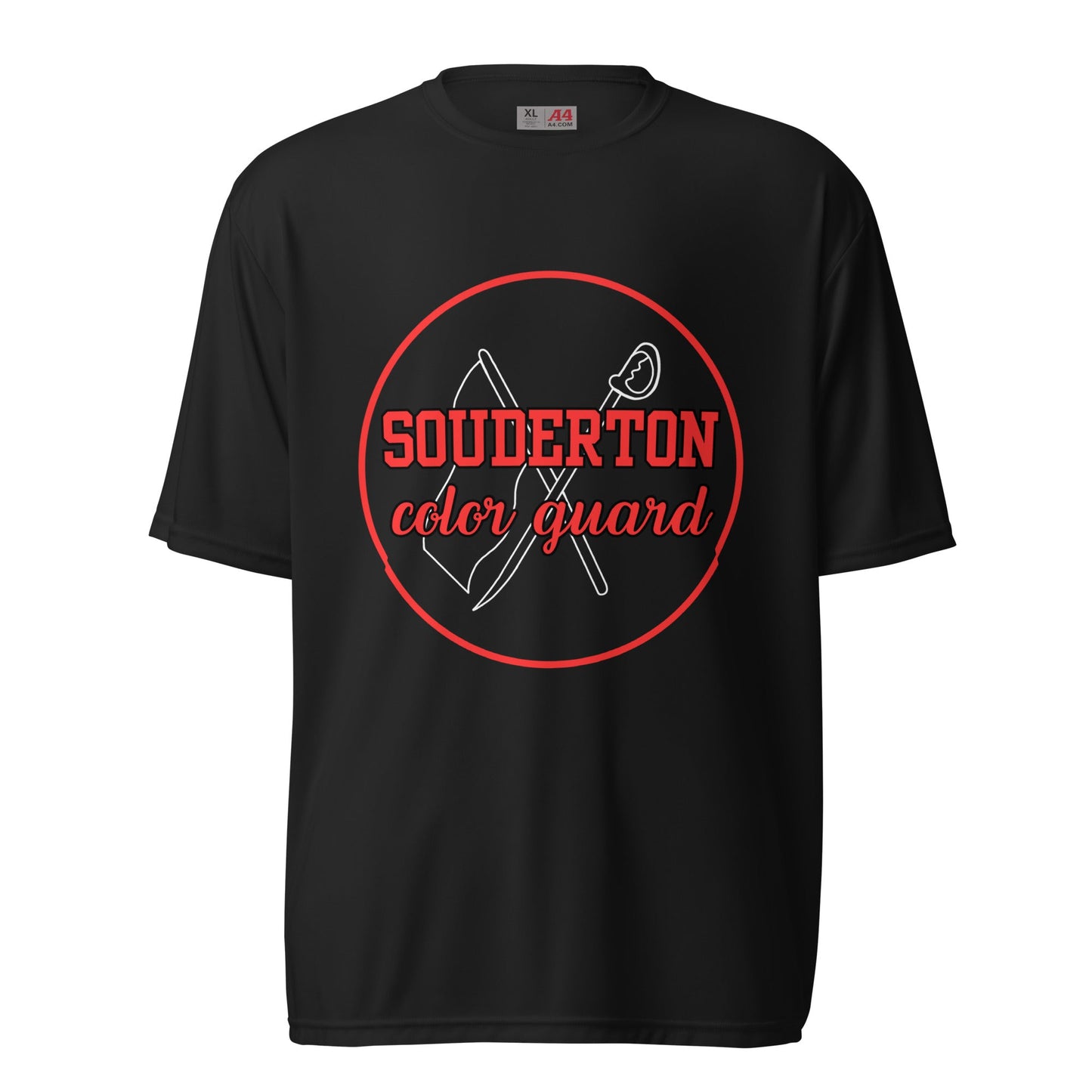 Active | Moisture Wicking Shirt | Souderton Color Guard | Badge Logo